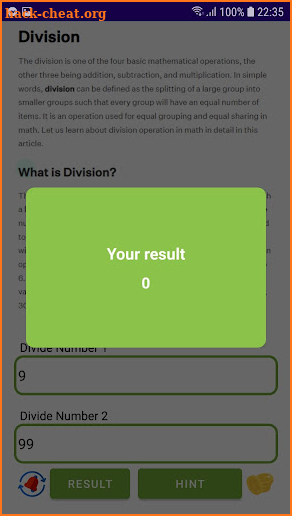 Divide Number screenshot