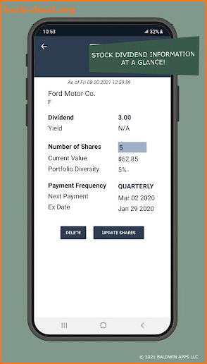 Dividend Notebook - US Stocks screenshot