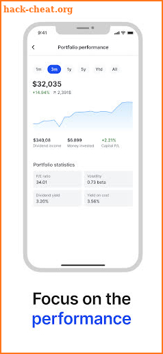 Dividend.watch: Tracker screenshot