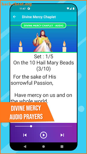 Divine Mercy Chaplet & Novena screenshot