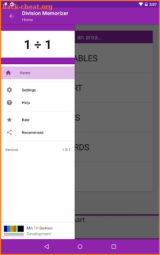 Division Memorizer screenshot