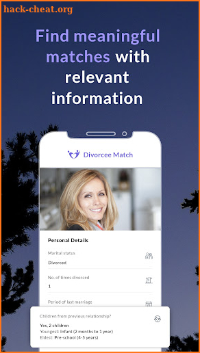 Divorcee Match: Find Happiness screenshot