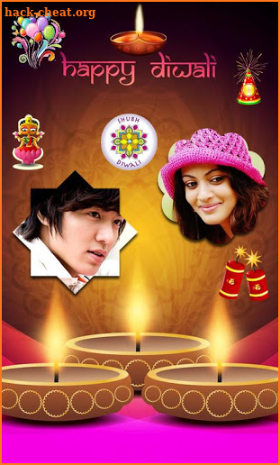 Diwali Greeting Cards Maker screenshot