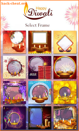 Diwali Photo Collage Frame screenshot