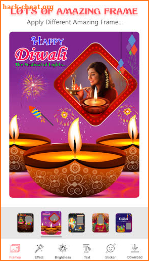 Diwali Photo Frame screenshot