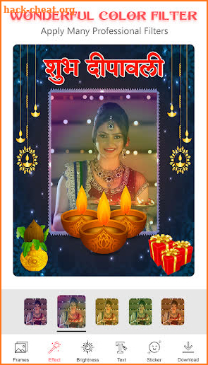 Diwali Photo Frame screenshot