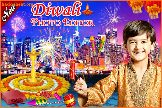 Diwali Photo Frame Editor screenshot