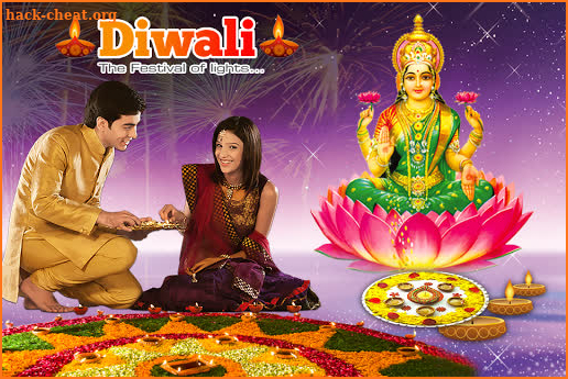 Diwali Photo Frame Editor screenshot