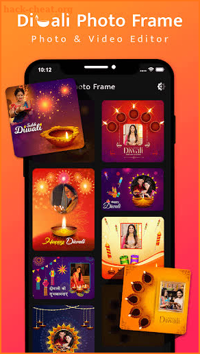 Diwali Photos Frames- Diwali Video Maker screenshot