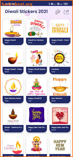 Diwali Stickers 2021 |Diwali Stickers for WhatsApp screenshot