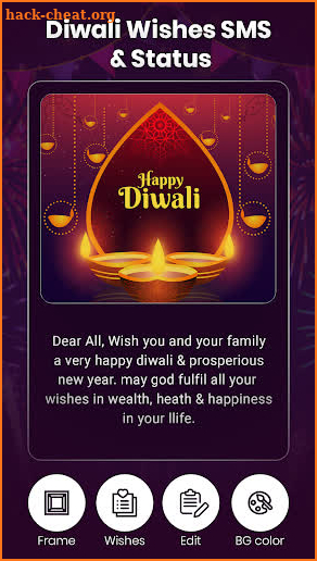 Diwali wishes 2021 screenshot