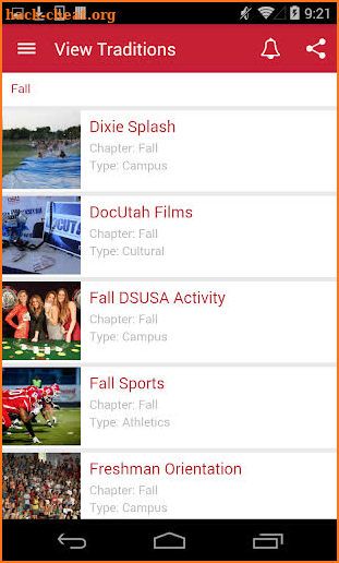 Dixie State Traditions screenshot