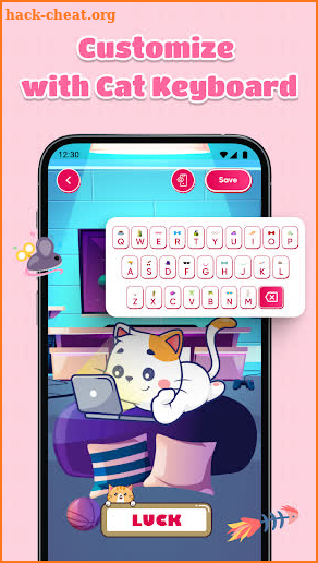 DIY Cat Language Wallpaper screenshot