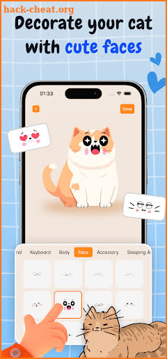 DIY Cat Language Wallpaper screenshot