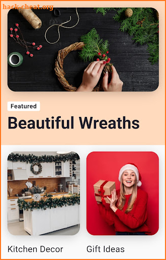 DIY Christmas Decoration App screenshot