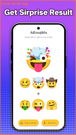 DIY Emoji Mixer: AI Emoji Make screenshot