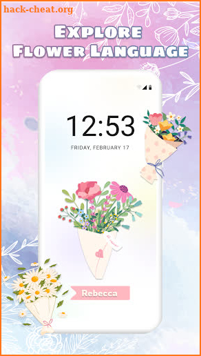 DIY Flower Language Wallpaper screenshot