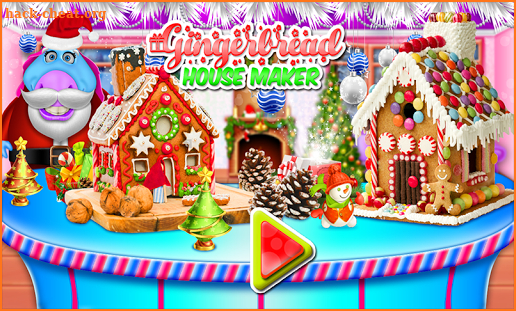 DIY Gingerbread House Cake Maker! Cooking Game screenshot