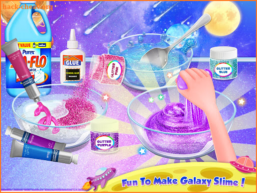 DIY Glitter Galaxy Slime Maker screenshot