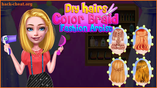 DIY Hairs Makeup Color Braid Fashion Artist screenshot