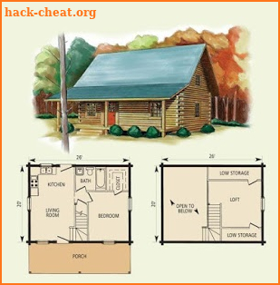 DIY Log Home Plans screenshot