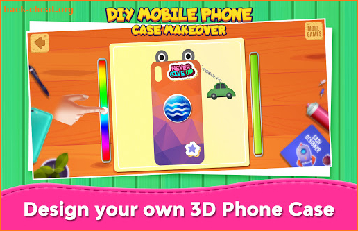 DIY Mobile Phone Case Makeover - Design & Decorate screenshot