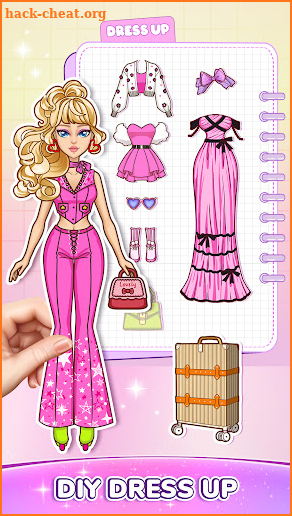 DIY Paper Doll Dress Up screenshot