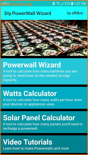 Diy Powerwalls Wizard screenshot