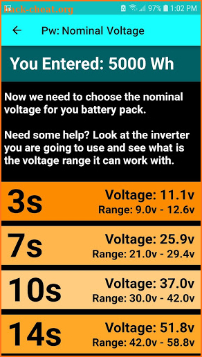 Diy Powerwalls Wizard screenshot