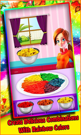 DIY Rainbow Pasta Maker Chef screenshot