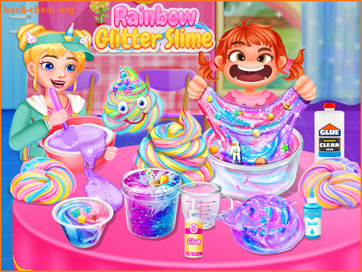 DIY Slime Maker 2 - Rainbow Glitter Slime screenshot