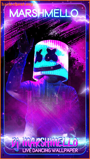 DJ Marshmello Live Dancing Wallpaper screenshot