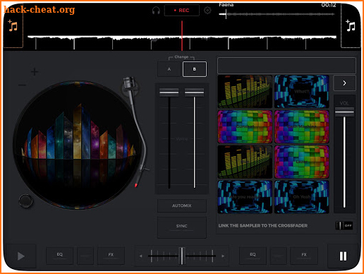 DJ MiX screenshot