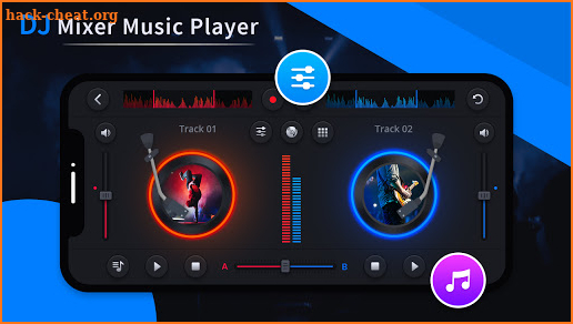 Dj Mixer Player - free Virtual DJ Music Player screenshot