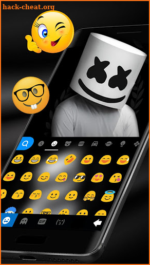 Dj Music Cool Man Keyboard Theme screenshot