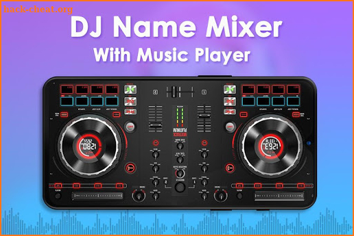 DJ Name Mixer With Music Player - Mix Name To Song screenshot