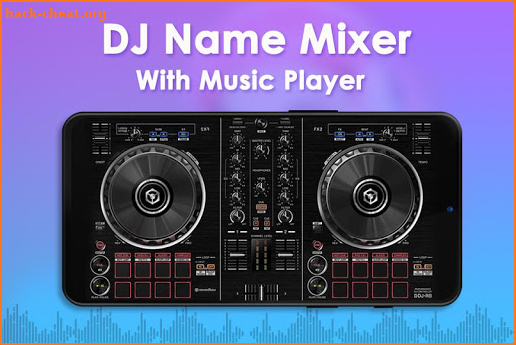 DJ Name Mixer With Music Player - Mix Name To Song screenshot