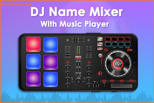 DJ Name Mixer With Music Player - Mix Name To Song screenshot