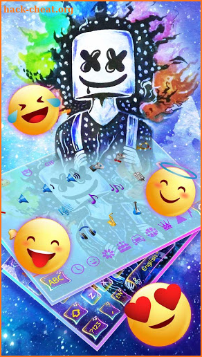 DJ Neon Galaxy Keyboard screenshot