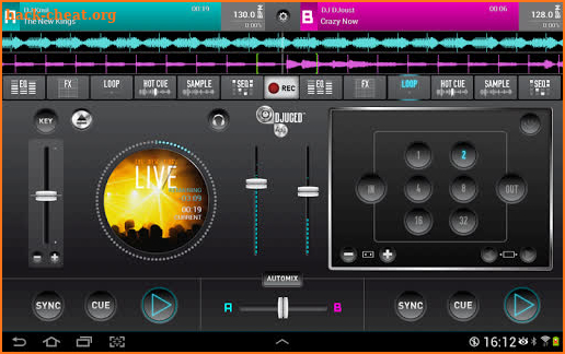 DJUCED App screenshot