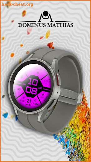 DM | 032 Digital Watch Face screenshot