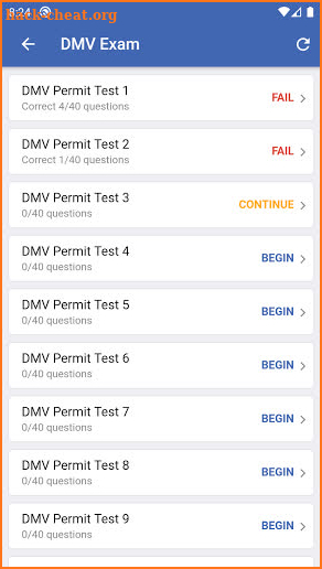 DMV Permit Practice Test 2021 screenshot