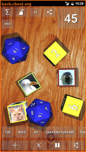 DnDice - 3D RPG Dice Roller screenshot