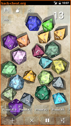 DnDice - 3D RPG Dice Roller screenshot