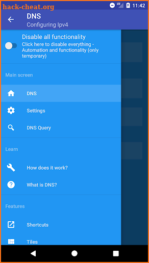 DNS Changer (No Root - IPv6 - All connections) screenshot