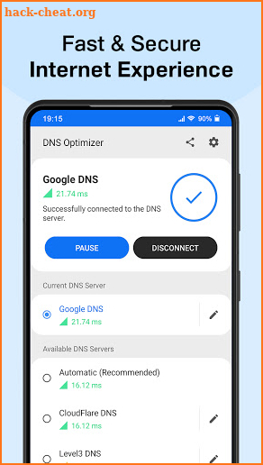 DNS Optimizer: DNS Changer & Internet Optimizer screenshot