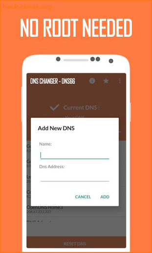 DNS66 - DNS Chager 2018 screenshot