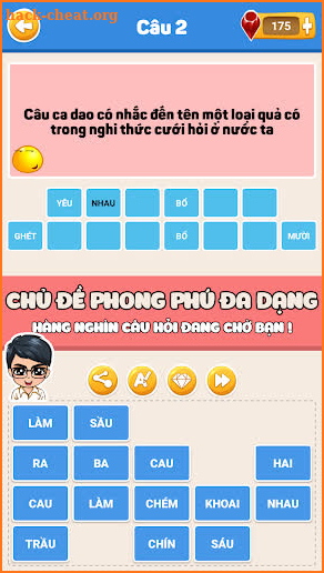 Đoán Ca Dao - Đào Tục Ngữ - Đố Vui Hại Não screenshot