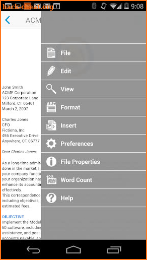 Docs To Go™ Free Office Suite screenshot