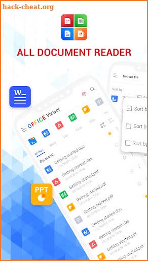 Document Reader - PDF, excel, pptx, word Documents screenshot